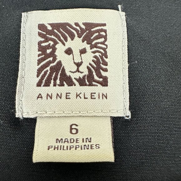 Anne Klein Women's Abstract Print Dress Size 6 Multicolor 3/4 Sleeves - Picture 4 of 4